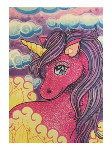 Rachel Baldwin Unicorn Print A4